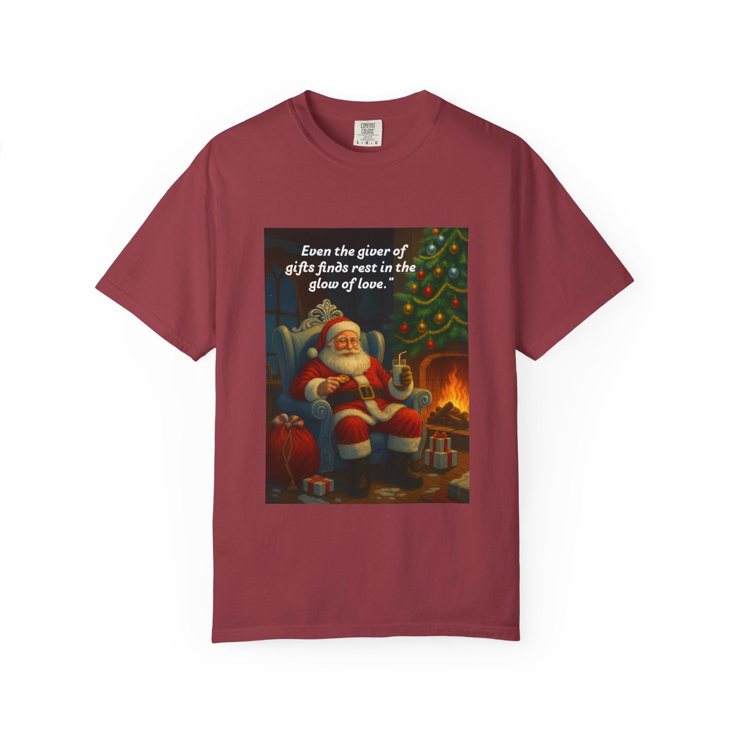 Cozy Holiday T-Shirt, Christmas Gift Tee, Santa Claus Shirt, Unisex Friends Apparel, Festive Fun T-Shirt, Gift for Him/Her