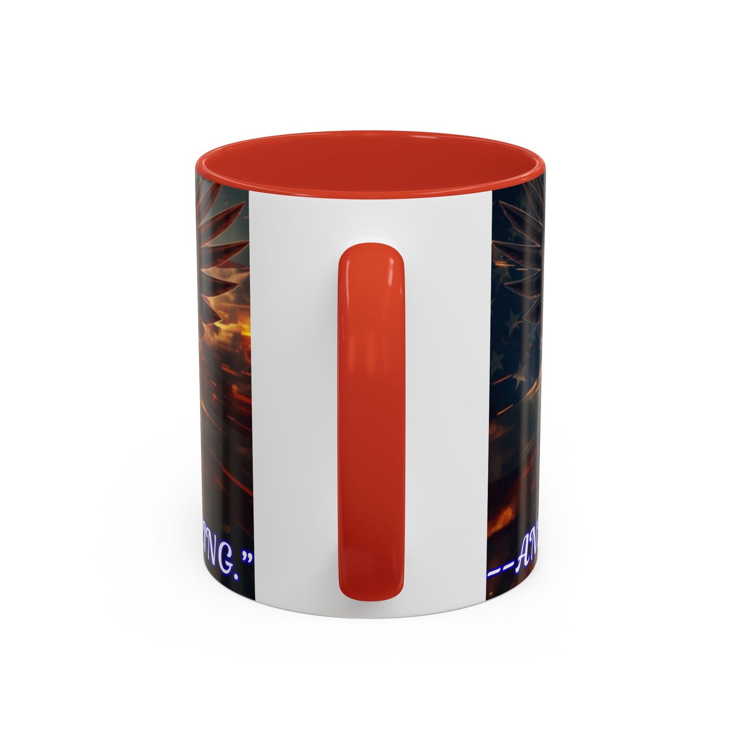 Patriotic Eagle Coffee Mug – "250 Years of Freedom" Accent 11/15oz