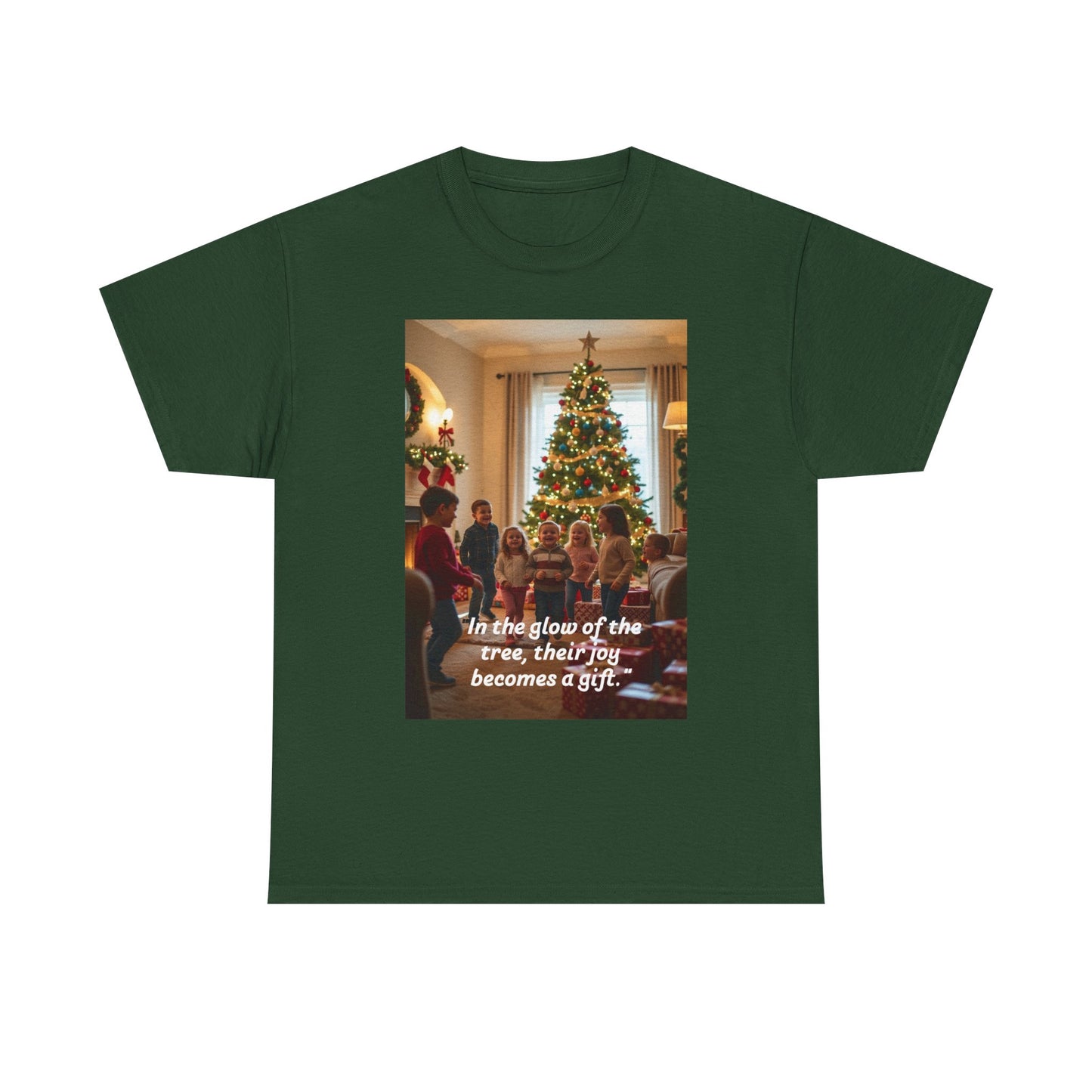 Christmas Gift Tee, Unisex Heavy Cotton T-Shirt, Holiday Apparel, Family Gathering Outfit, Seasonal Wear, Gift Idea for Him and Her