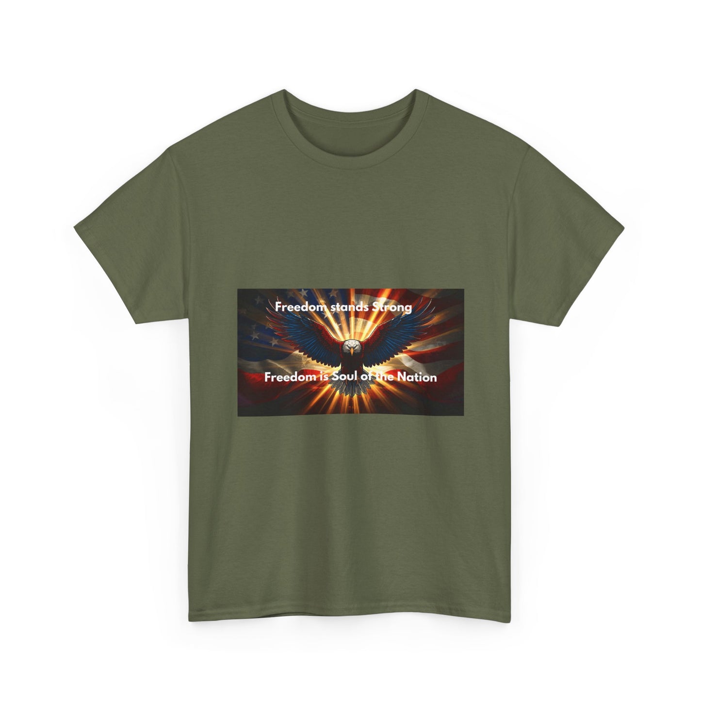 T‑Shirt — 'Freedom Means Strong, Freedom: Soul of the Nation' Graphic Tee
