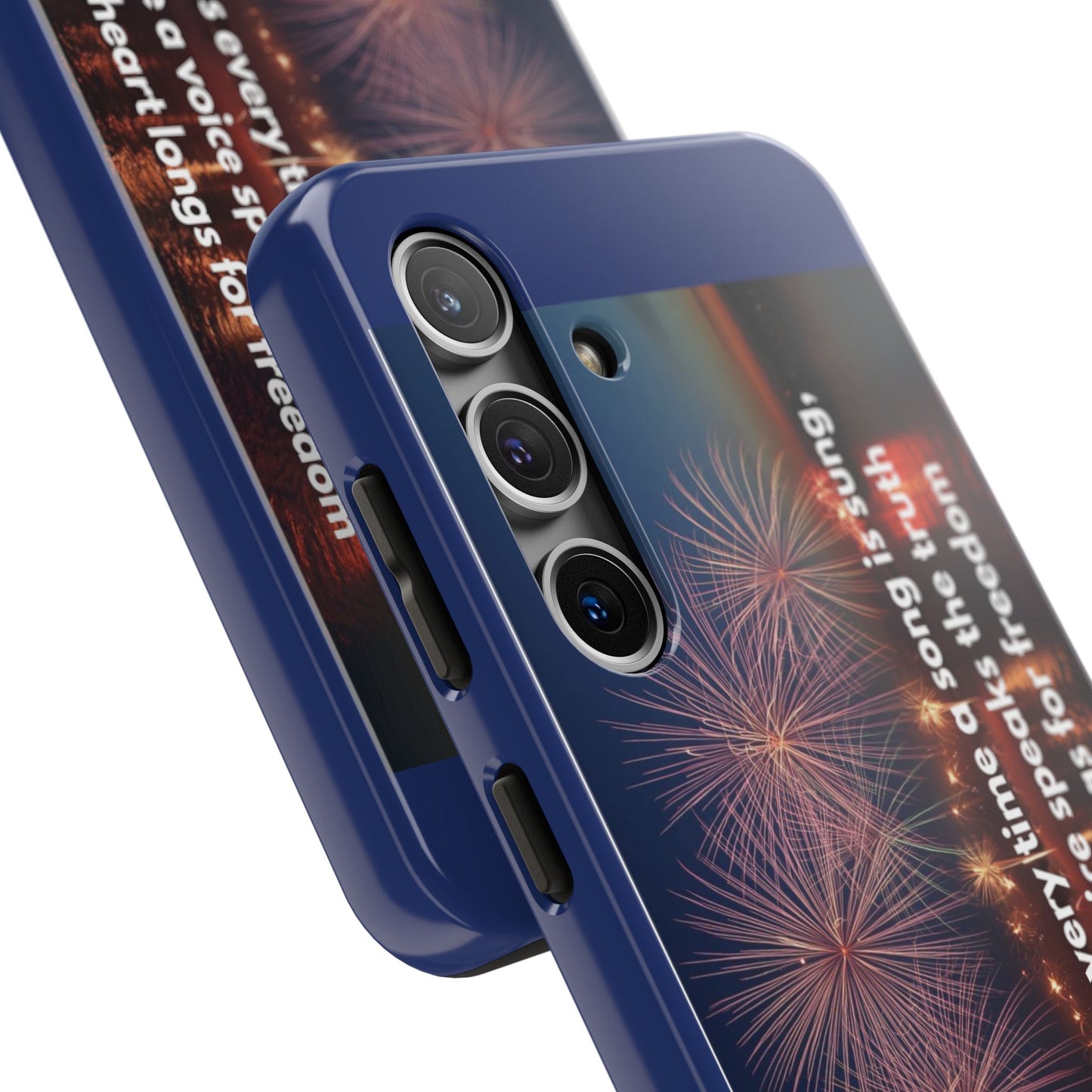 Fireworks Freedom Tough Phone Case — Patriotic 4th of July Quote Case