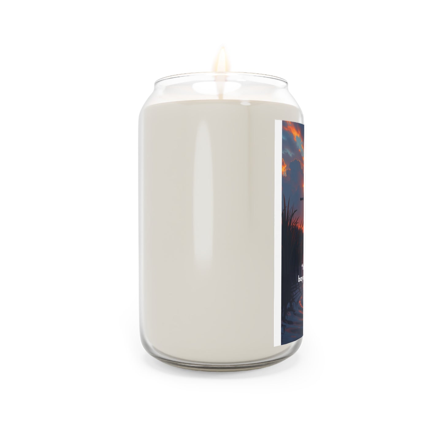 Inspirational Bayou Prayer Scented Soy Candle — "In the quiet of the bayou, I discovered the heart of God." (13.75 oz)