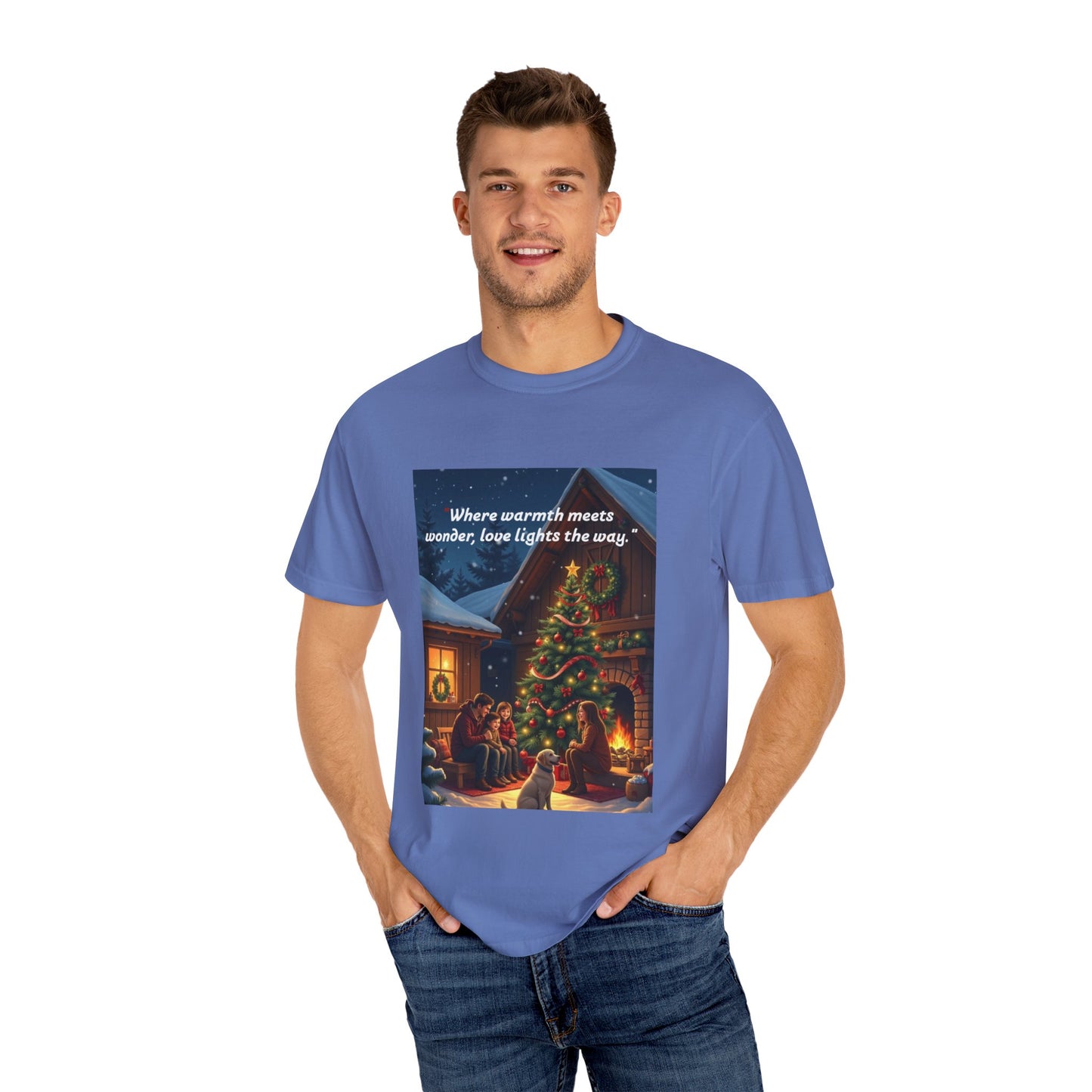 Cozy Holiday T-Shirt, Christmas Gift, Unisex Tee, Seasonal Apparel, Family Gatherings, Winter Wear