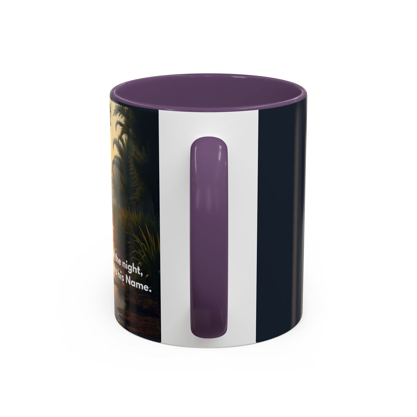 Bayou Night Coffee Mug — 'In the Stillness of the Night, The Bayou Whispers His Name' Accent Mug