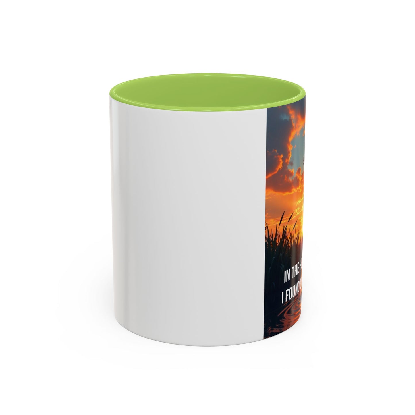 Inspirational Bayou Coffee Mug — "In the Heart of the Bayou, I Found God"