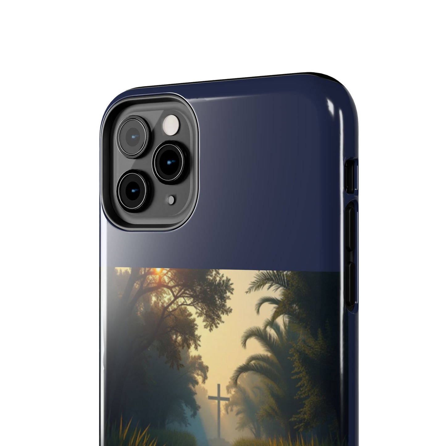 Bayou Cross Phone Case — "In the Stillness of the Night, The Bayou Whispers His Name"