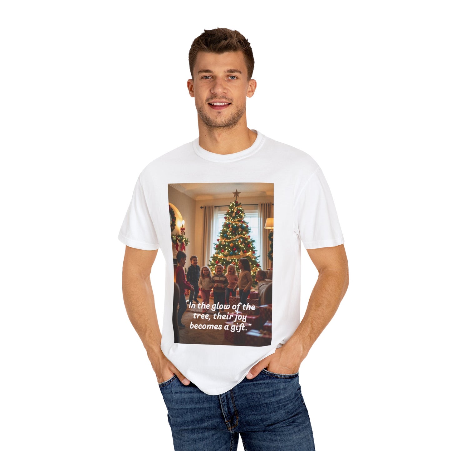 Christmas Joy Unisex T-shirt, Holiday Gift, Family Gathering Shirt, Festive Top, Merry Christmas Apparel