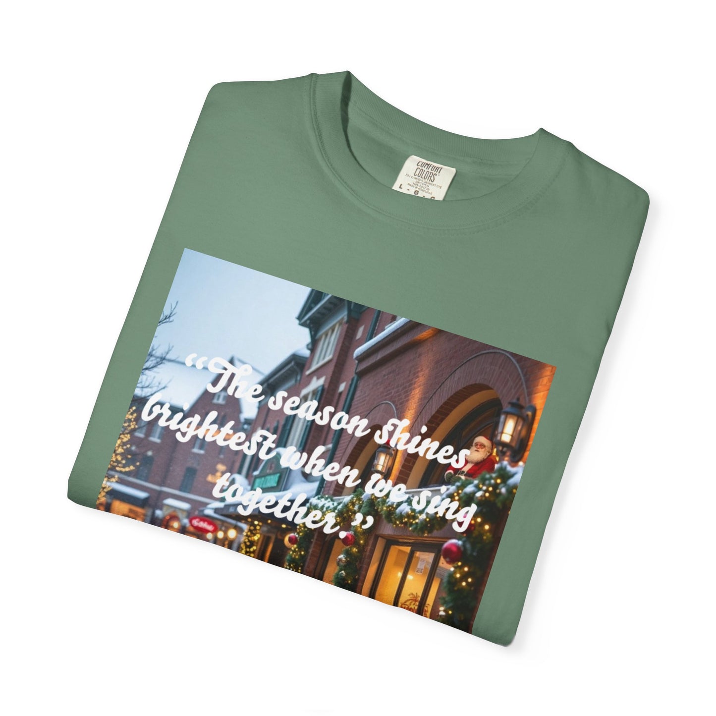Holiday Cheer T-Shirt, Unisex Holiday Shirt, Christmas Gift, Family Gathering Shirt, Song Sing Along Tee