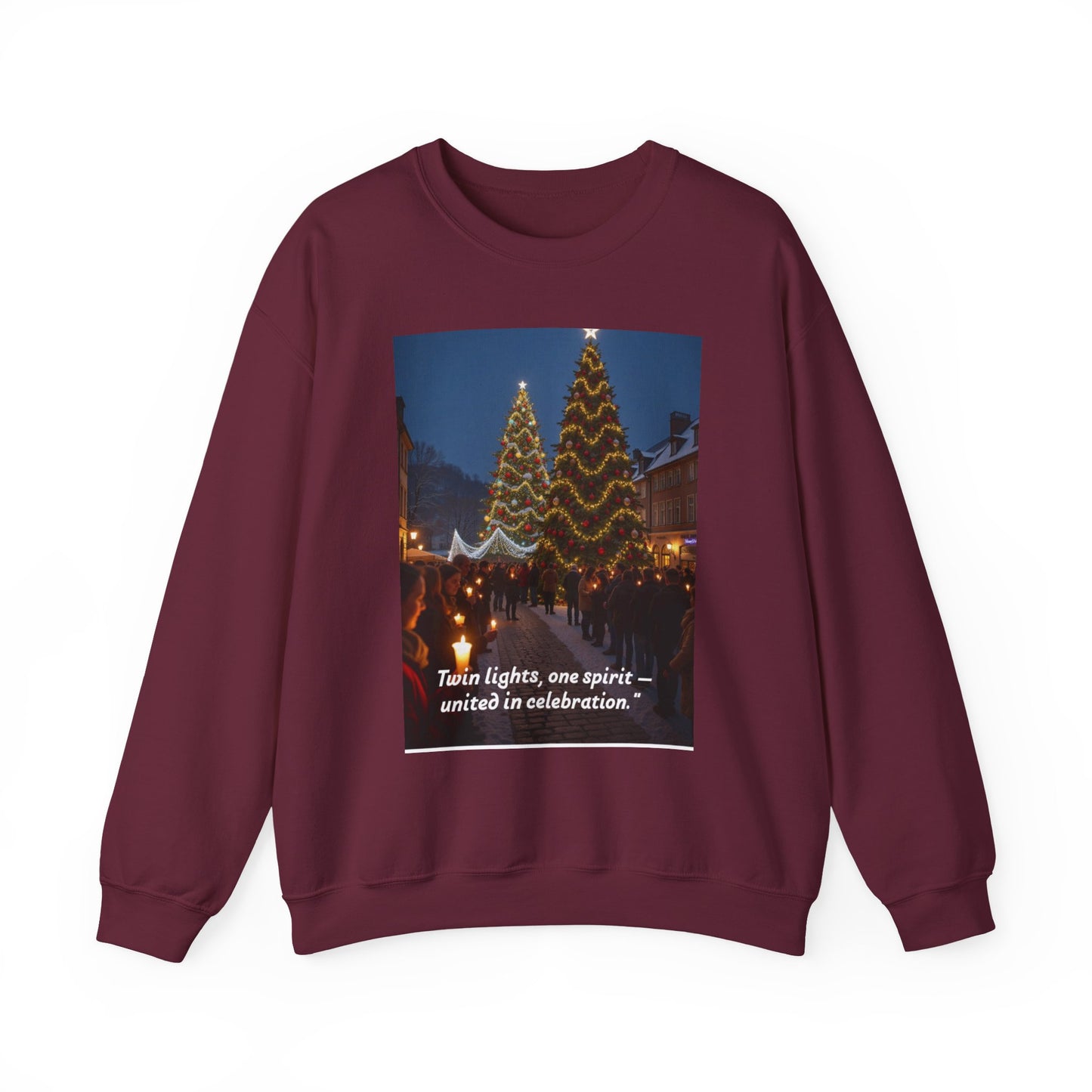 Festive Crewneck Sweatshirt - Holiday Spirit, Cozy Winter Wear, Unisex Gift, Celebration Outfit, Christmas Apparel
