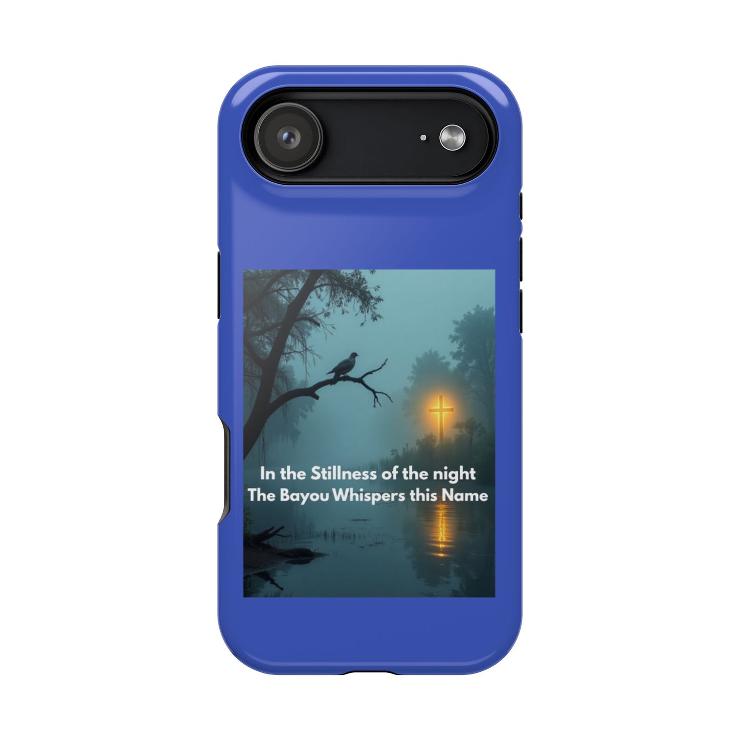 Magnetic Impact-Resistant Phone Case — Bayou Night Scene with Poem