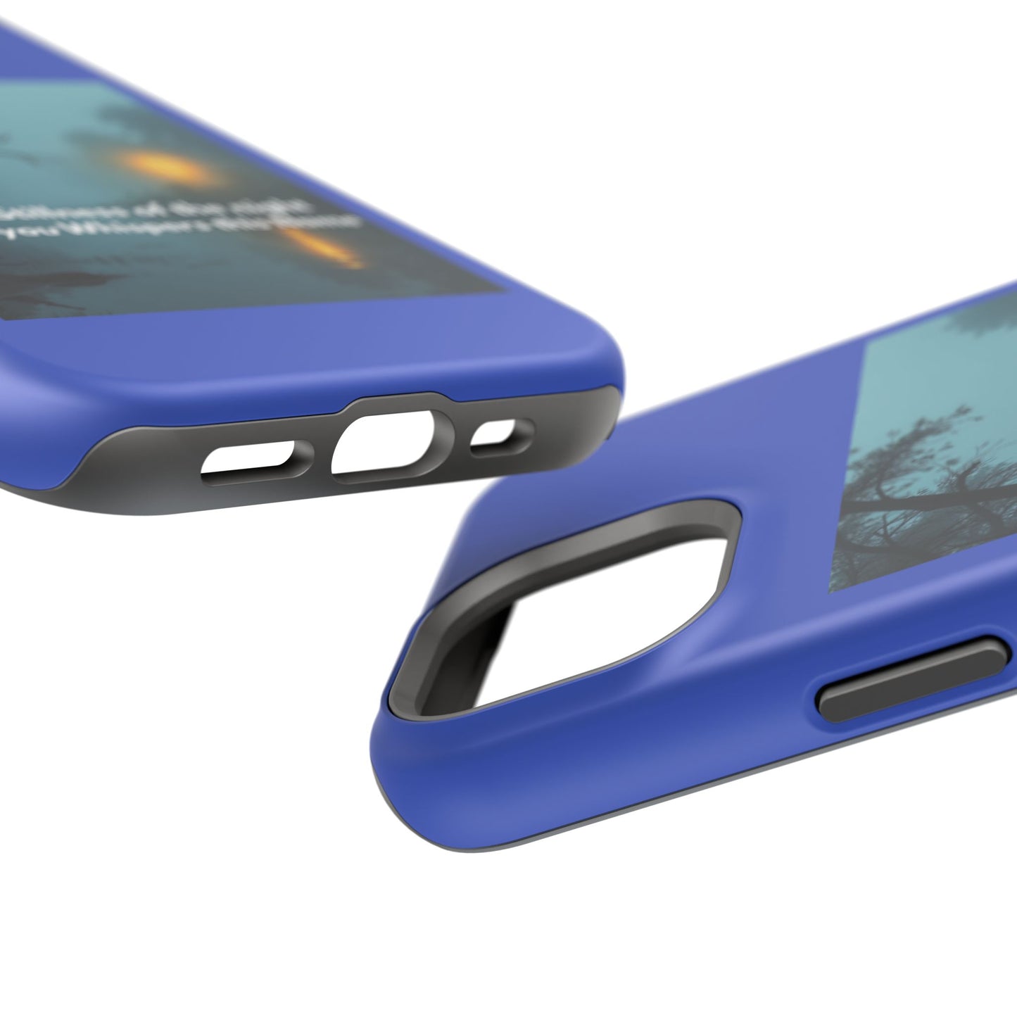 Magnetic Impact-Resistant Phone Case — Bayou Night Scene with Poem
