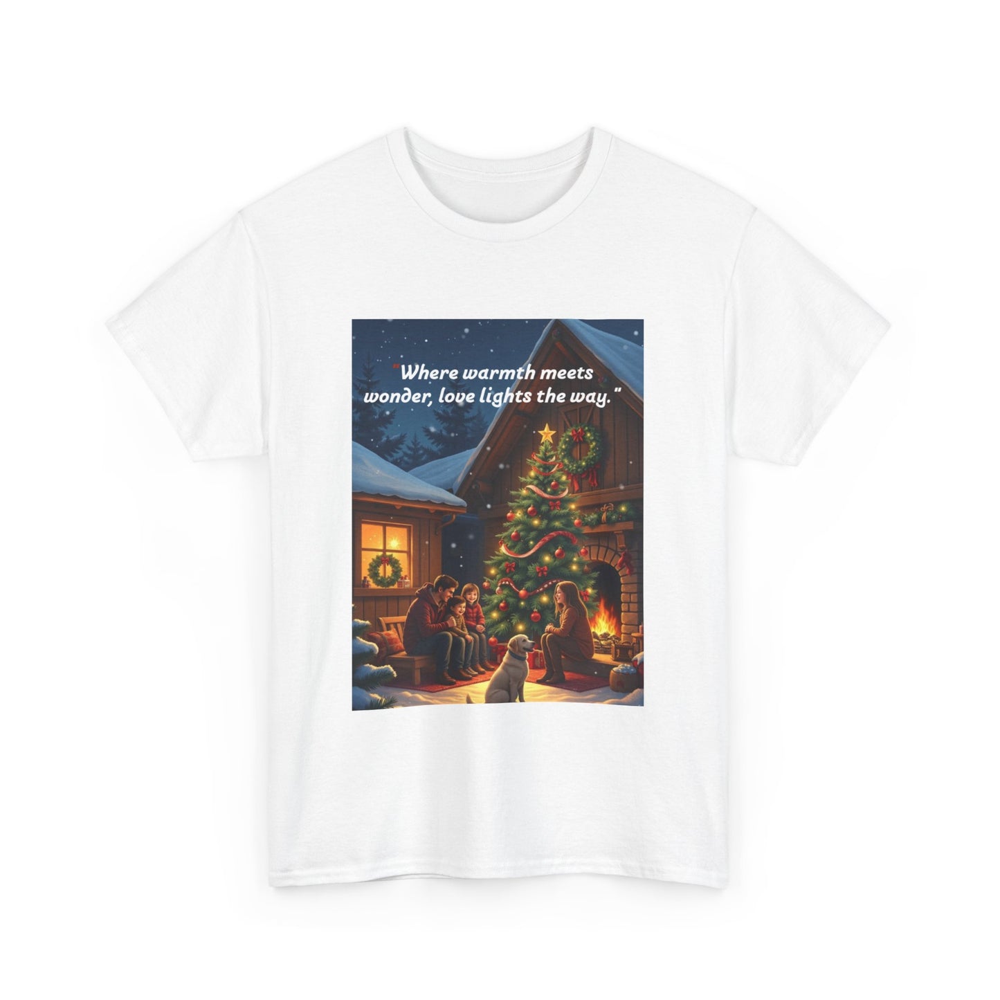 Christmas Cozy Tee, Holiday Gift T-Shirt, Unisex Cotton Shirt, Festive Apparel, Merry and Bright Design