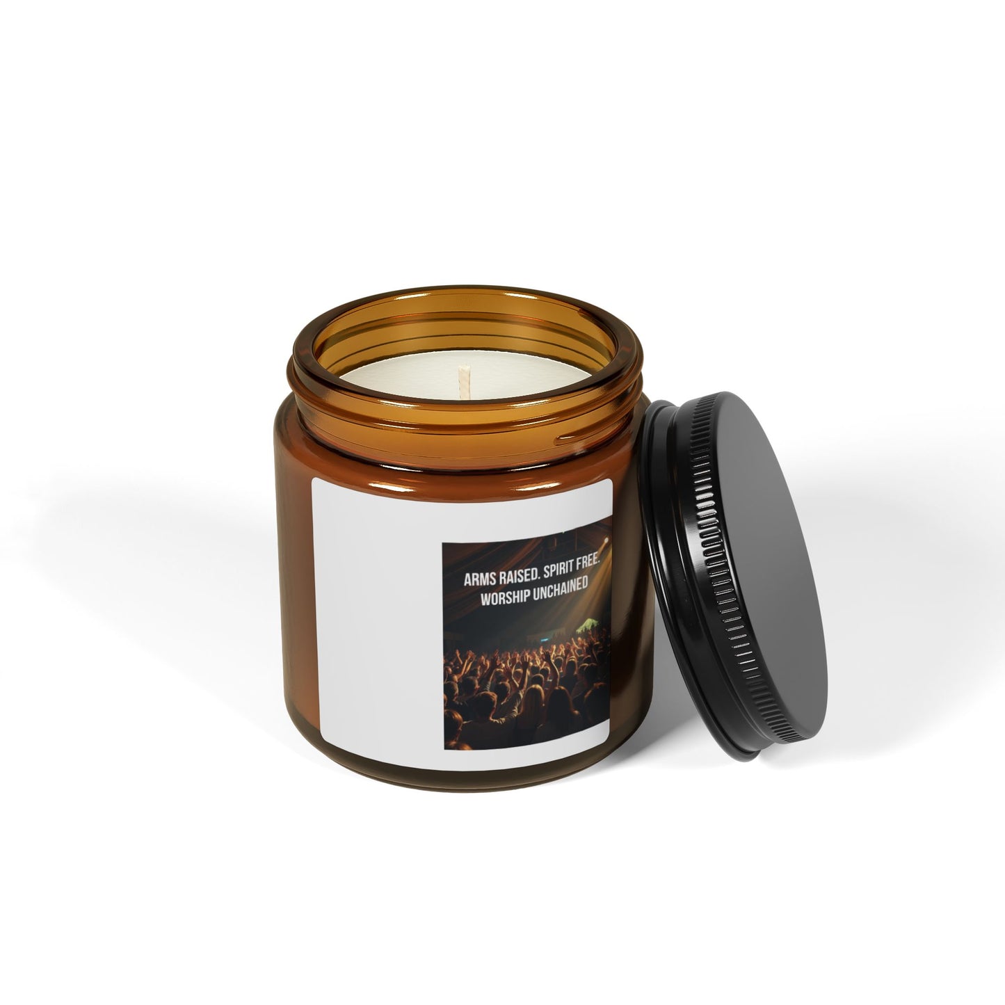 Worship Concert Scented Soy Candle — Amber Jar (Multi-Size)