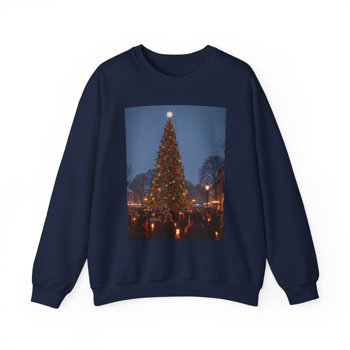 Christmas Tree Crewneck Sweatshirt, Cozy Holiday Apparel, Unisex Christmas Gift, Winter Fashion, Festive Sweatshirt