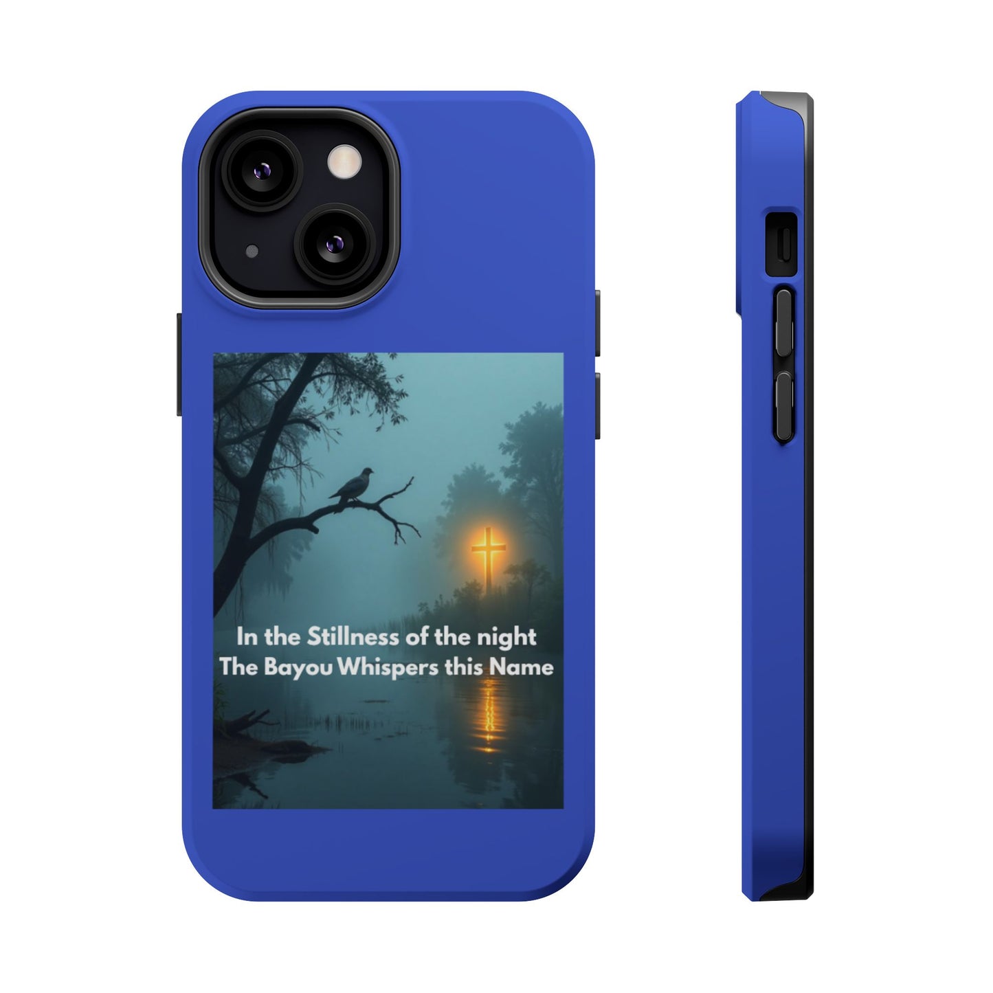 Magnetic Impact-Resistant Phone Case — Bayou Night Scene with Poem