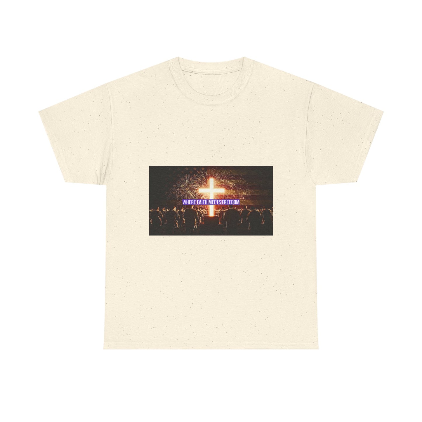 Christian Concert T-Shirt – 'Jesus Is My Confidence' Cross Graphic Tee