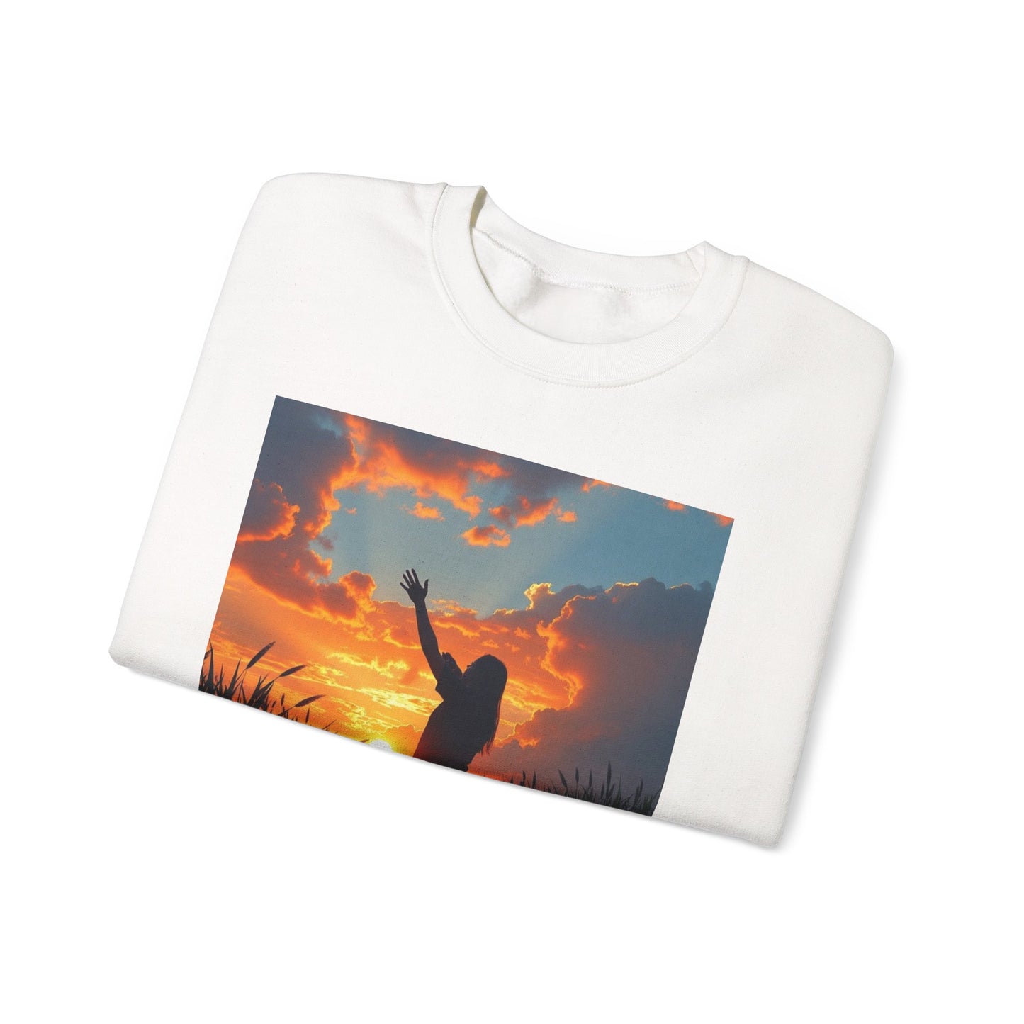 Christian Crewneck Sweatshirt — "In the Heart of the Bayou, I Found the Heart of God"