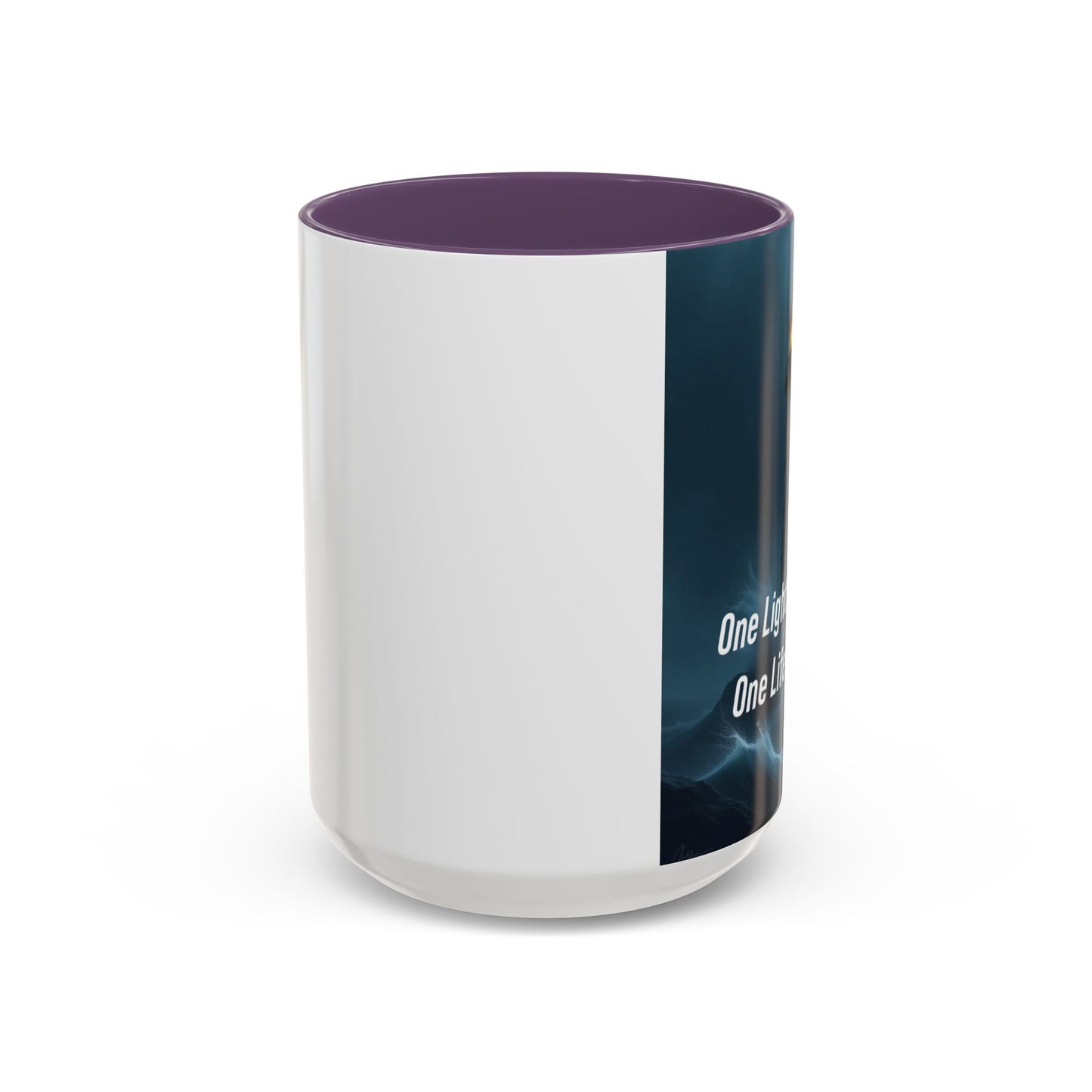 Lighthouse 'One Light, One Hope' Accent Coffee Mug