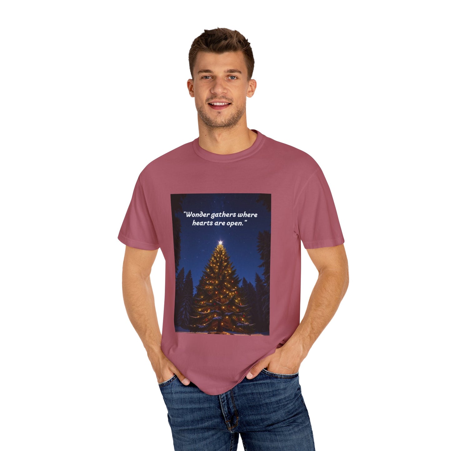 Chris tmas  Quote T-shirt, Unisex Cotton Tee, Holiday Gift, Heartwarming Apparel, Winter Fashion, Gift for Him/Her