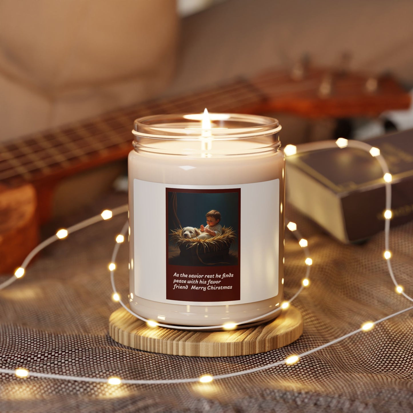 Christmas Scented Candle, Holiday Decor, Home Fragrance, Gift for Her, Relaxation, Aromatherapy