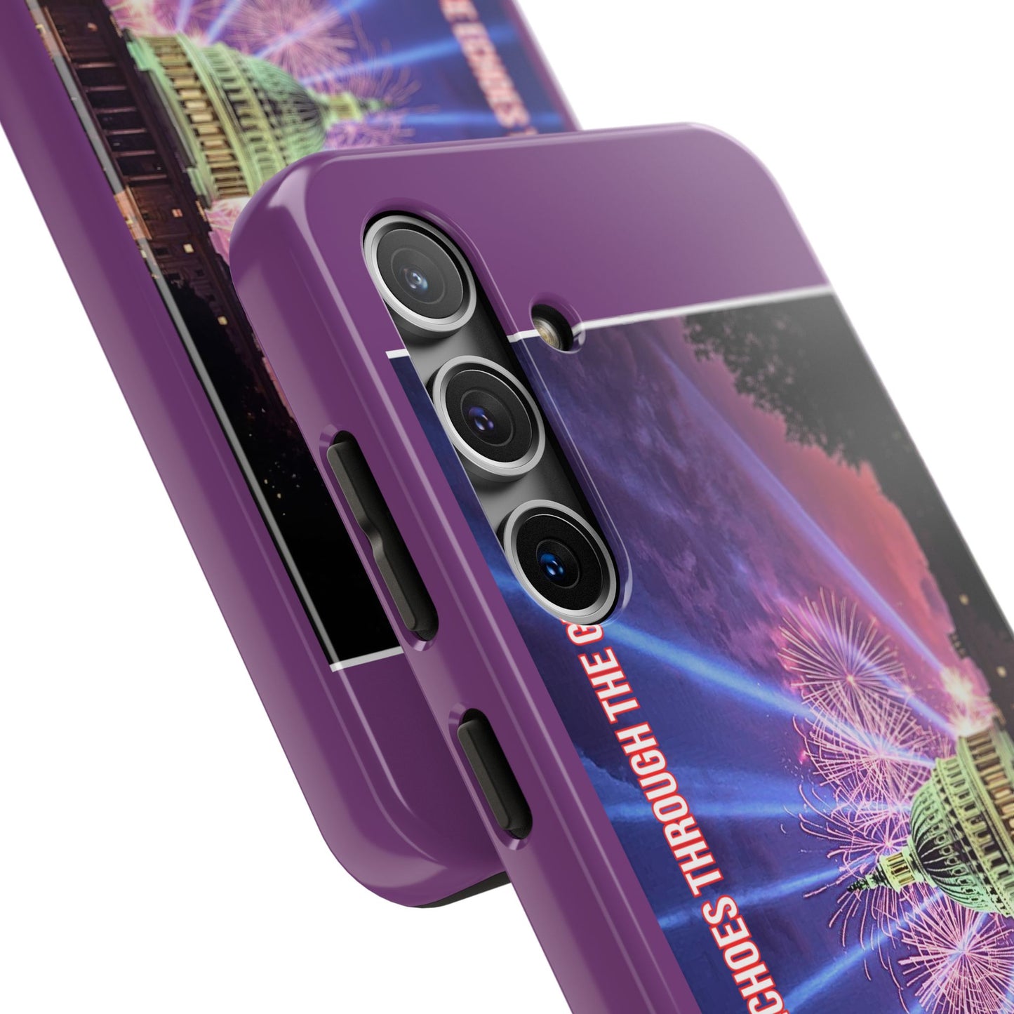 Capitol Fireworks Tough Phone Case — “Where Freedom’s Voice Echoes Through the Generations”