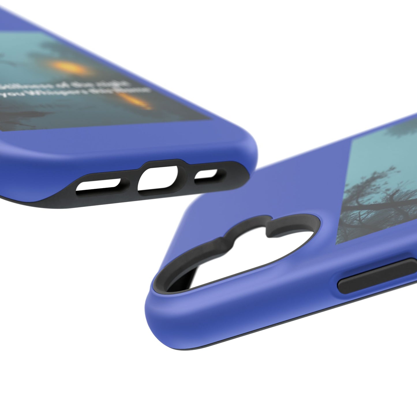 Magnetic Impact-Resistant Phone Case — Bayou Night Scene with Poem