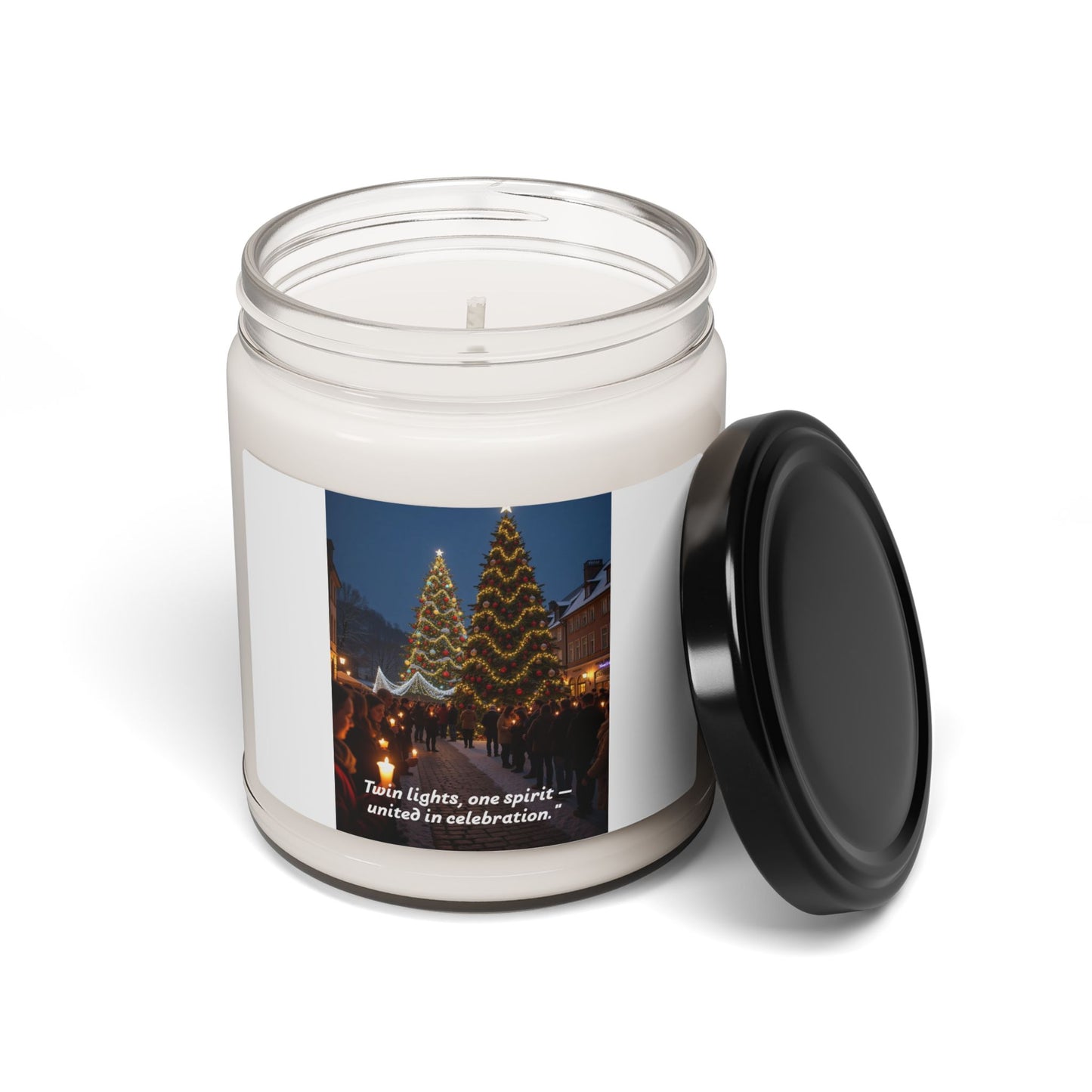 Festive Scented Candle, Holiday Soy Candle, Christmas Decor, Winter Aroma, Gift for Him/Her, Cozy Home Accessory 161