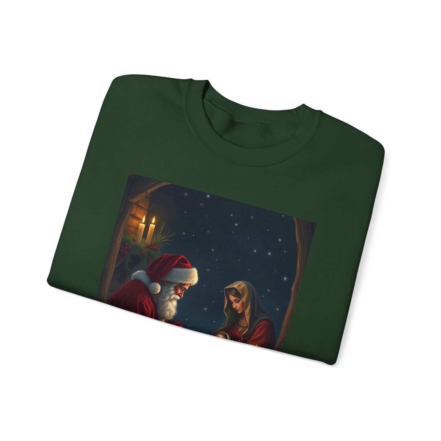 Cozy Holiday Sweatshirt with Heartwarming Quote 90