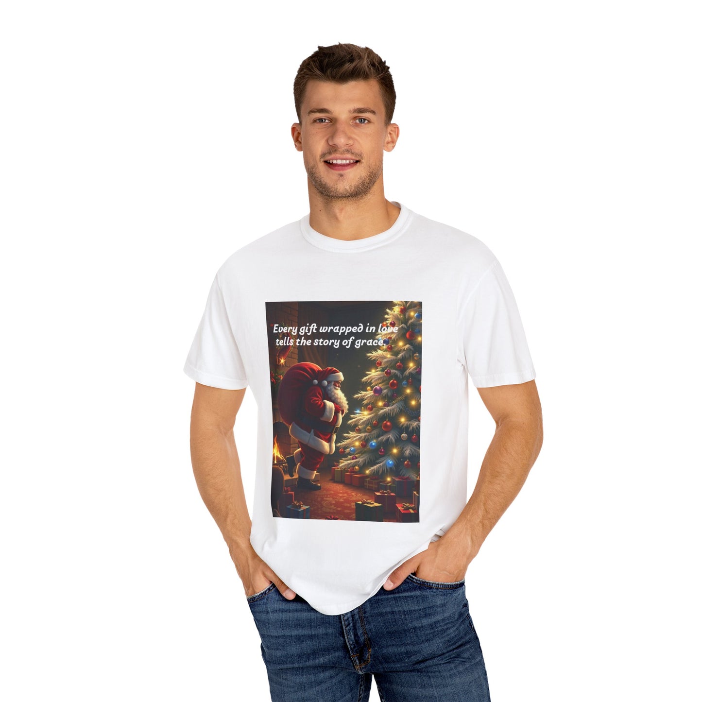 Christmas Gift T-Shirt, Unisex Holiday Tee, Santa Shirt, Christmas Apparel, Festive Gift Idea