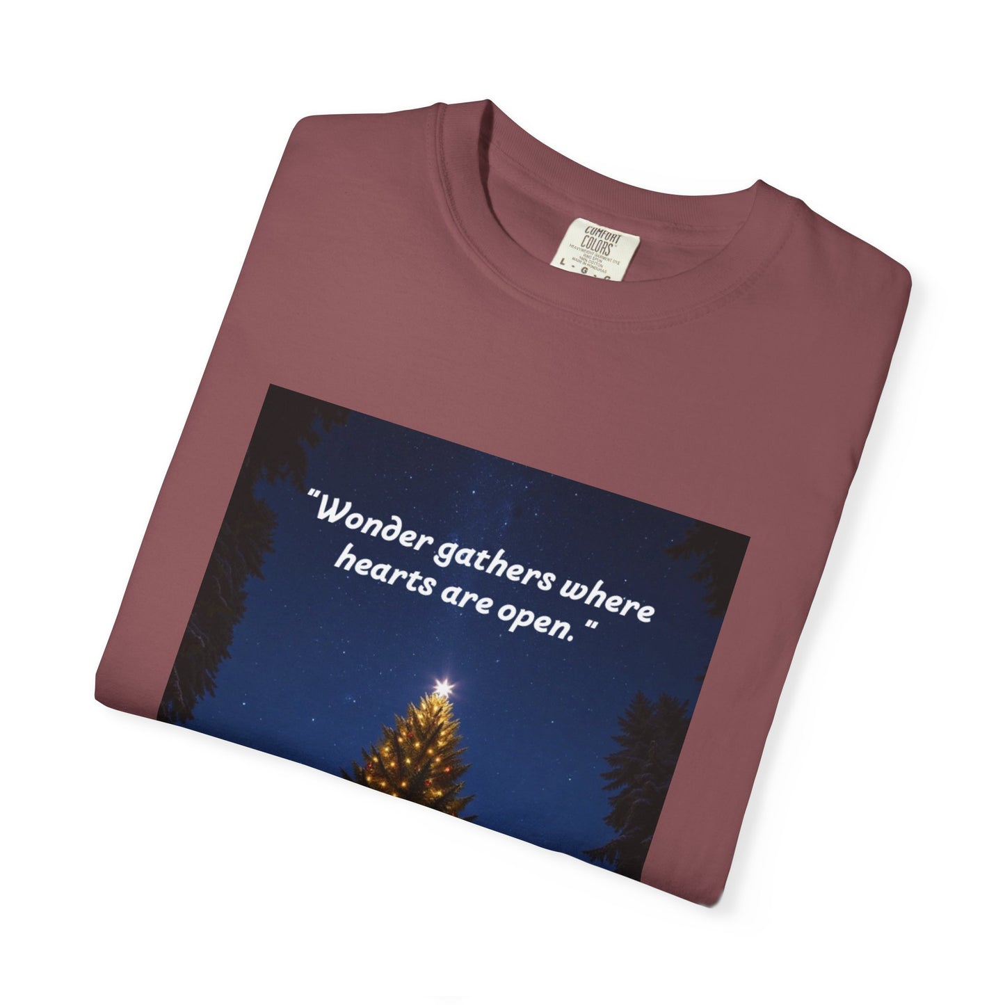 Chris tmas  Quote T-shirt, Unisex Cotton Tee, Holiday Gift, Heartwarming Apparel, Winter Fashion, Gift for Him/Her