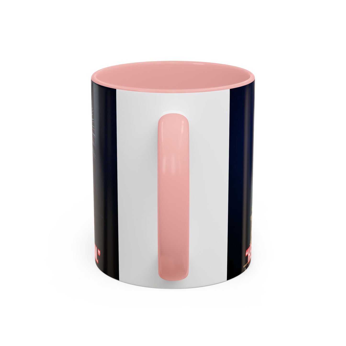 Fireworks Accent Coffee Mug — Inspirational "Lights the Path to Freedom" Design