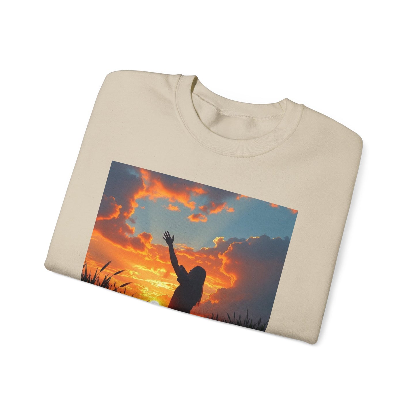 Christian Crewneck Sweatshirt — "In the Heart of the Bayou, I Found the Heart of God"