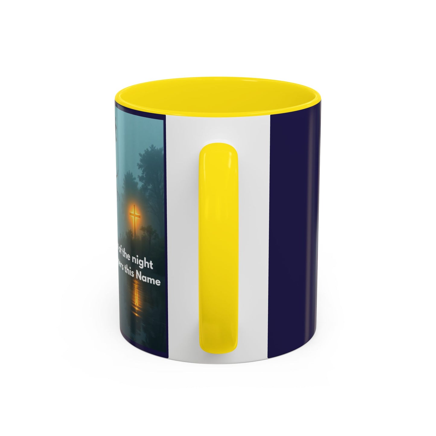 Accent Coffee Mug — Bayou Night Scene with Poetic Quote (11/15oz)