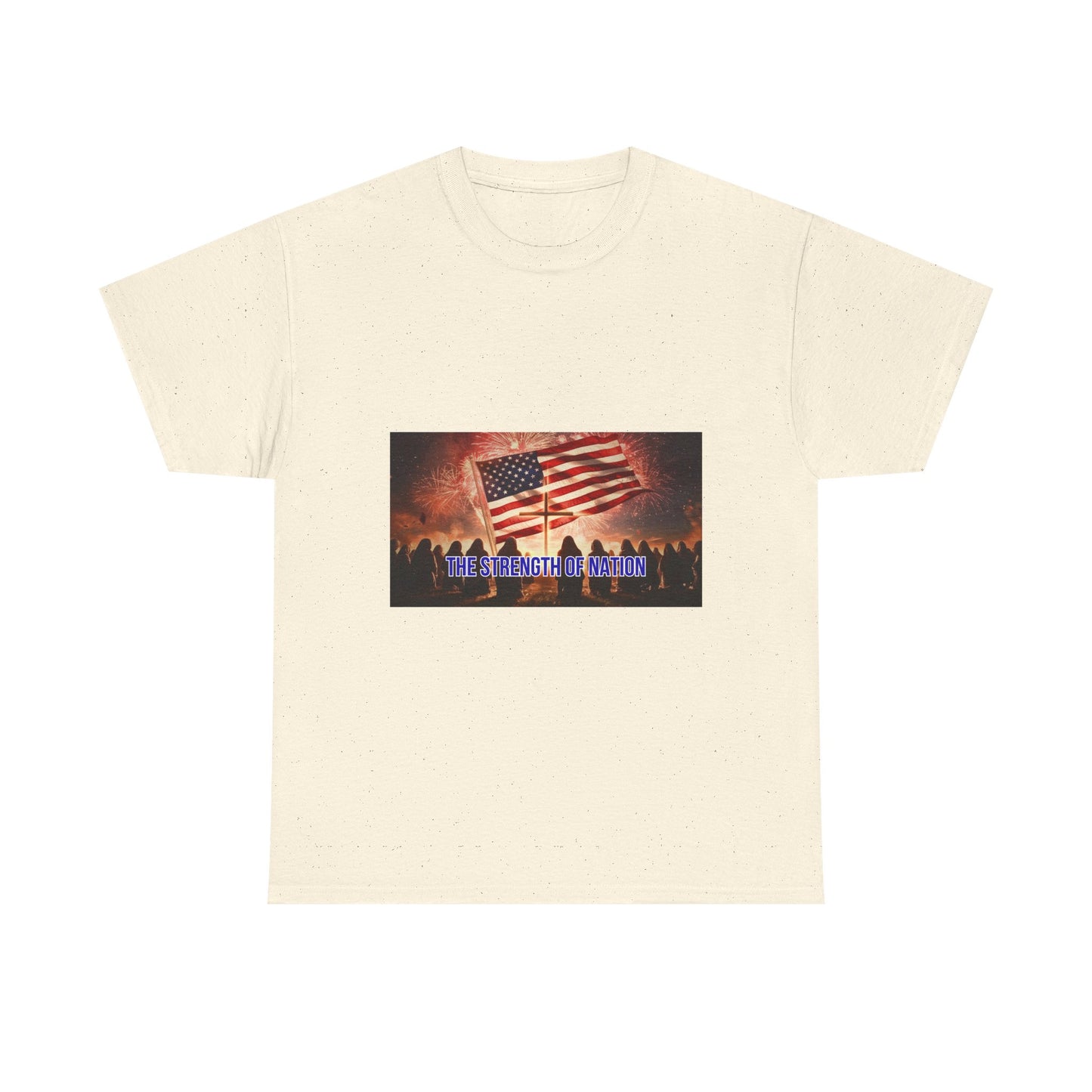Patriotic American Flag Tee — 'Land of the Free' Graphic T-Shirt