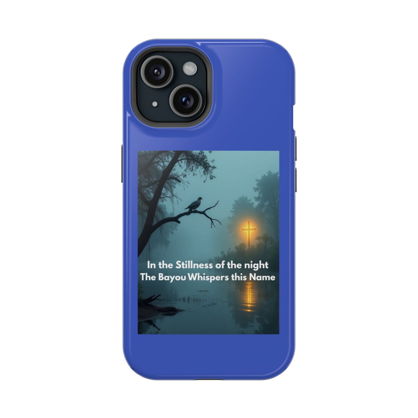 Magnetic Impact-Resistant Phone Case — Bayou Night Scene with Poem