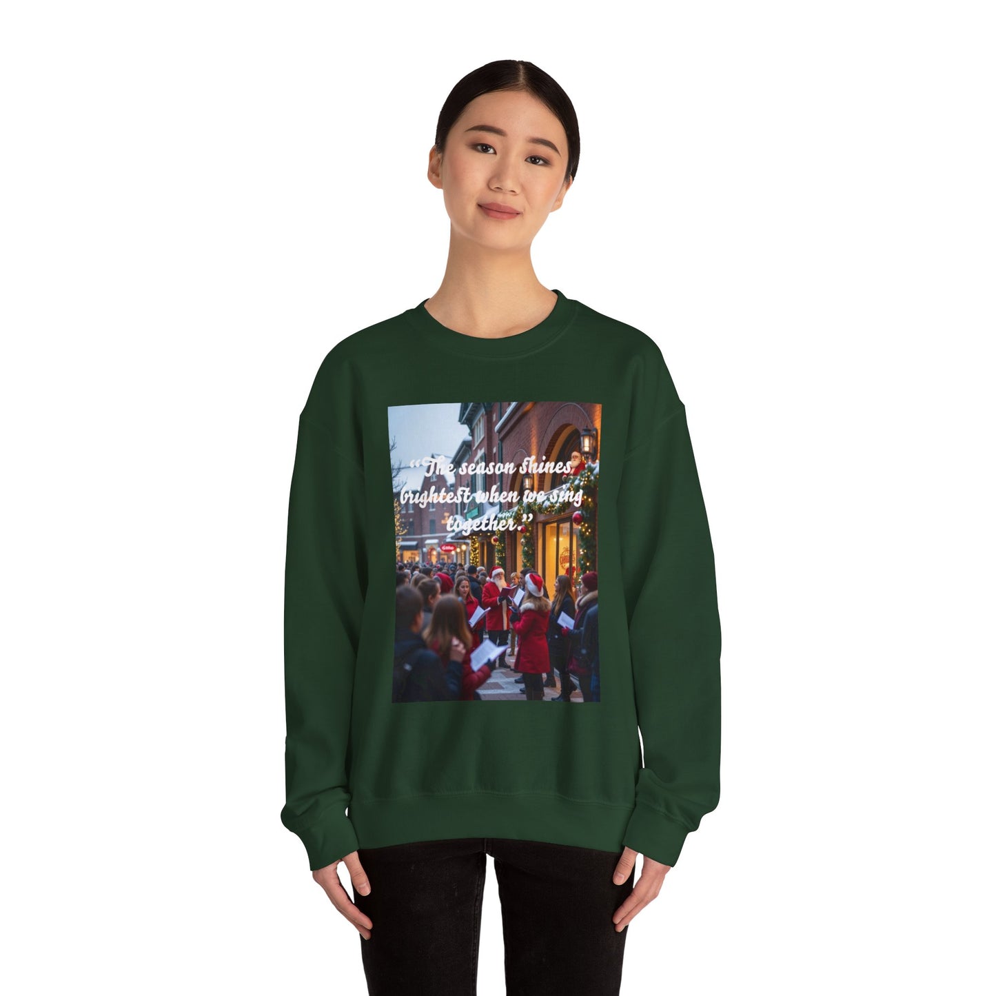 Cozy Holiday Sweatshirt, Unisex Crewneck for Christmas, Family Gatherings, Winter Celebrations, Gift Idea for Friends