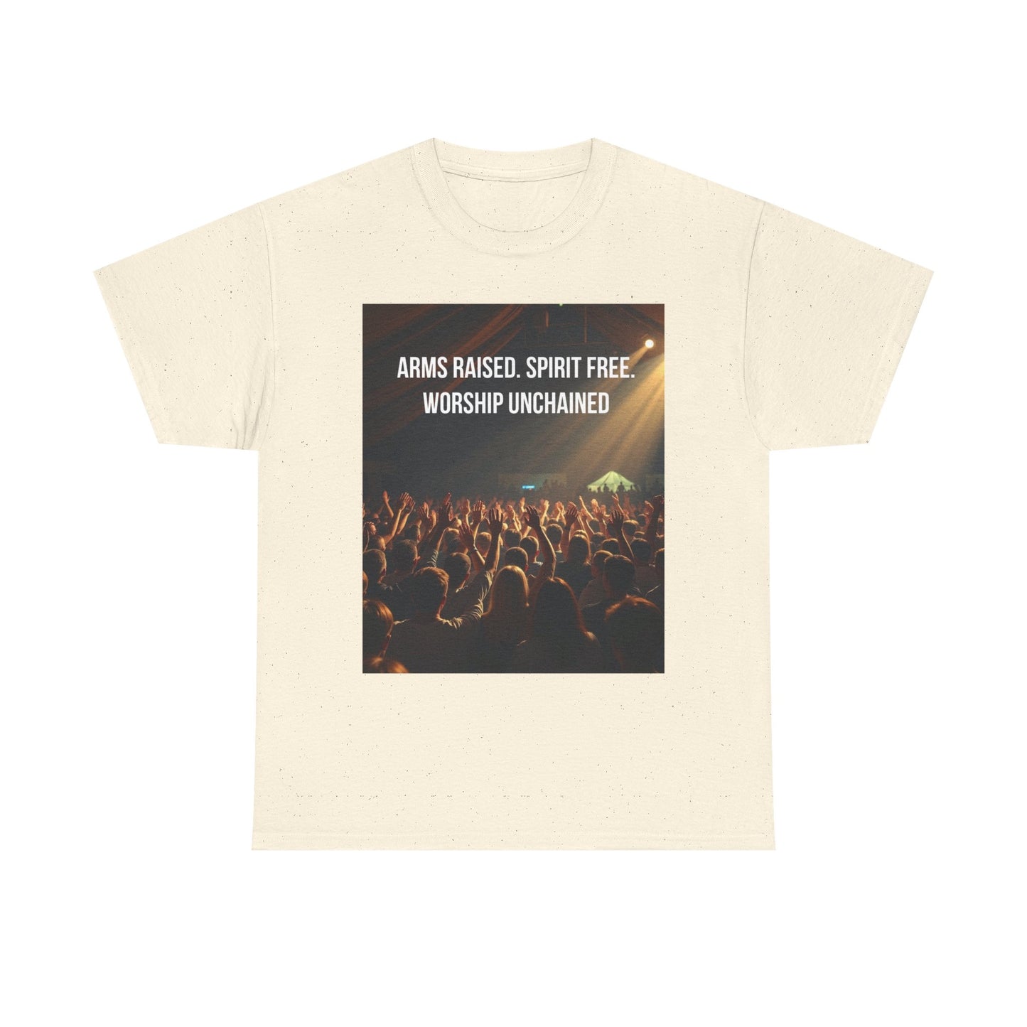 Worship Concert T‑Shirt — "Arms Raised. Spirit Free. Worship Unchained"