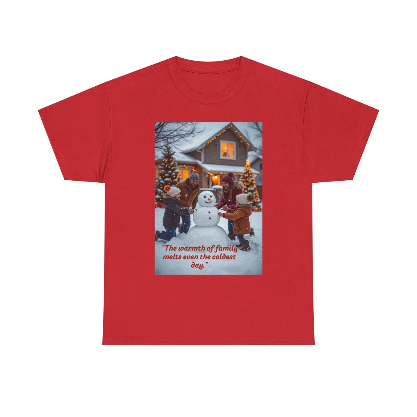 Cozy Family Holiday Tee - Perfect for Christmas Gatherings, Family Photos, Winter Apparel, Holiday Gifts, Seasonal Wear