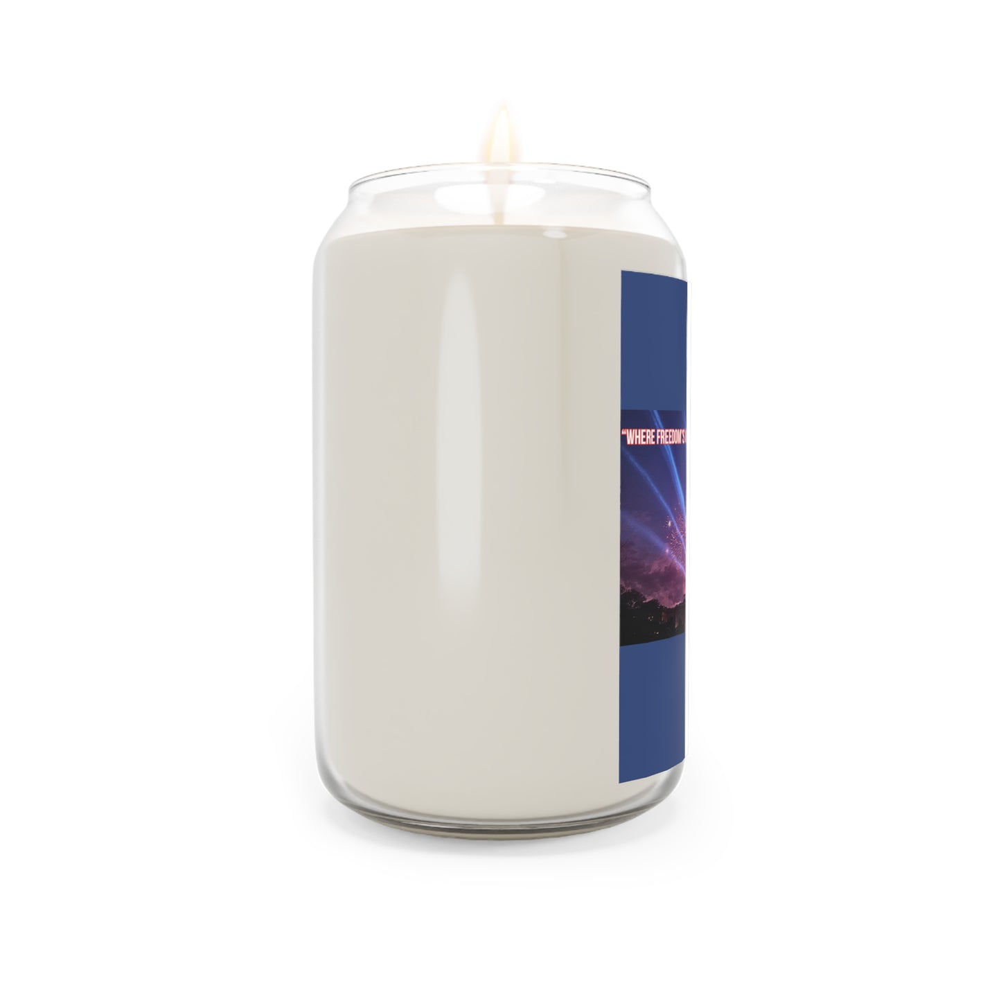 Scented Soy Candle — Capitol Nightscape "Where Freedom's Voice Echoes Through the Generations" (13.75oz)
