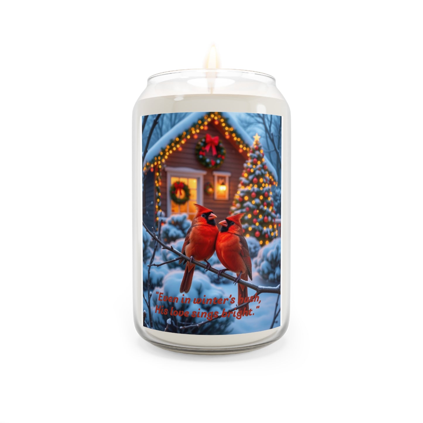 Cozy Holiday Scented Candle, Festive Home Decor, Christmas Gift, Winter Aromatherapy, Relaxation Essential  150