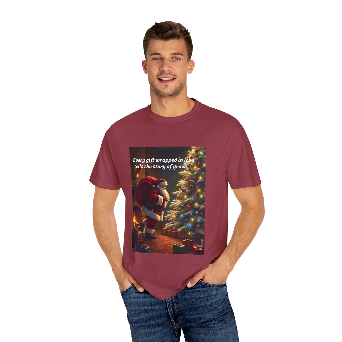 Christmas Gift T-Shirt, Unisex Holiday Tee, Santa Shirt, Christmas Apparel, Festive Gift Idea