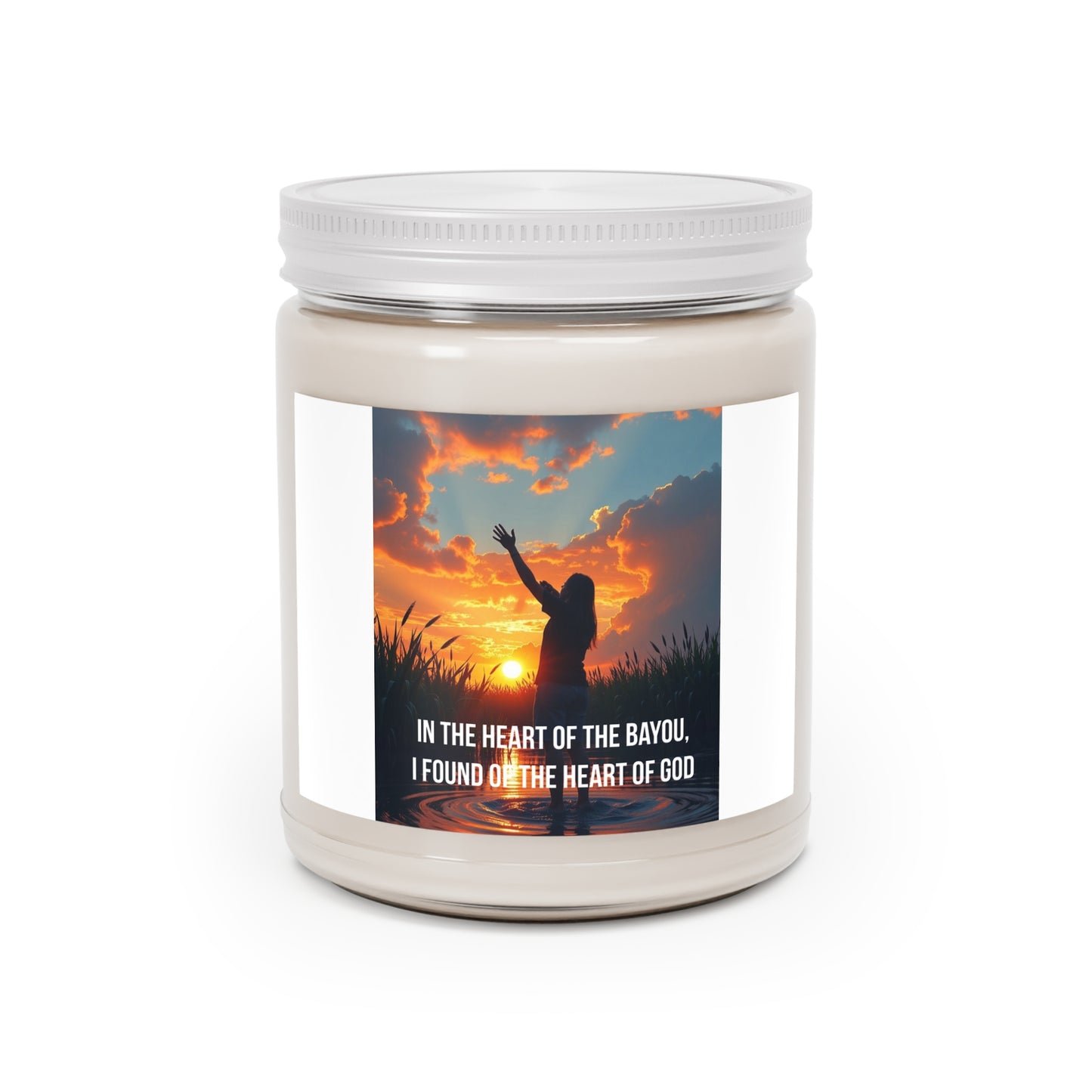 Bayou Faith Soy Candle 9oz — "In the Heart of the Bayou, I Found of the Heart of God"