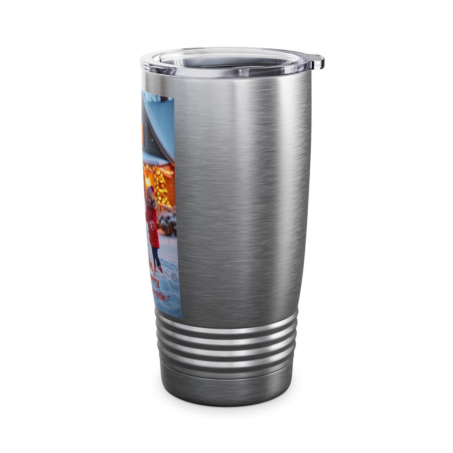Winter Memory Tumbler, Insulated Travel Mug, Holiday Gift, Personalized Drinkware, Snowman Design, Christmas Cup  332