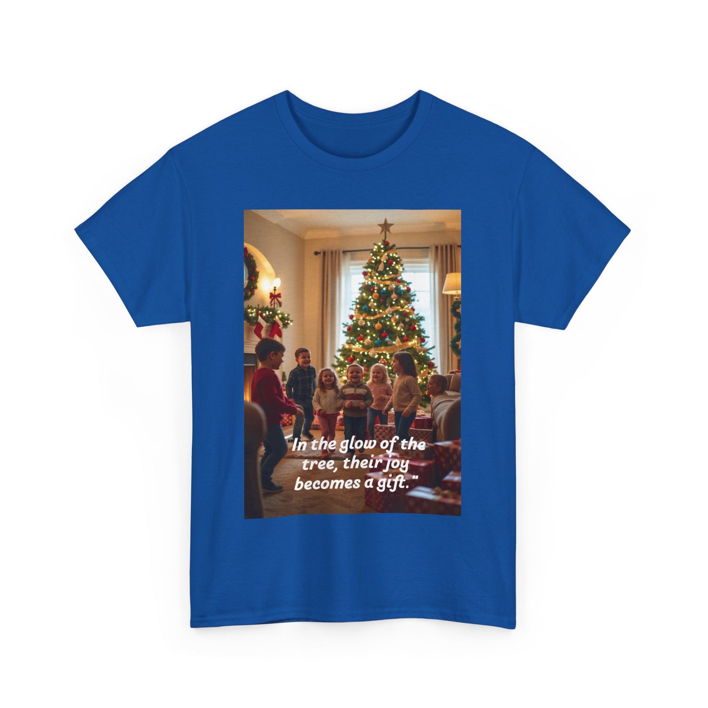 Christmas Gift Tee, Unisex Heavy Cotton T-Shirt, Holiday Apparel, Family Gathering Outfit, Seasonal Wear, Gift Idea for Him and Her