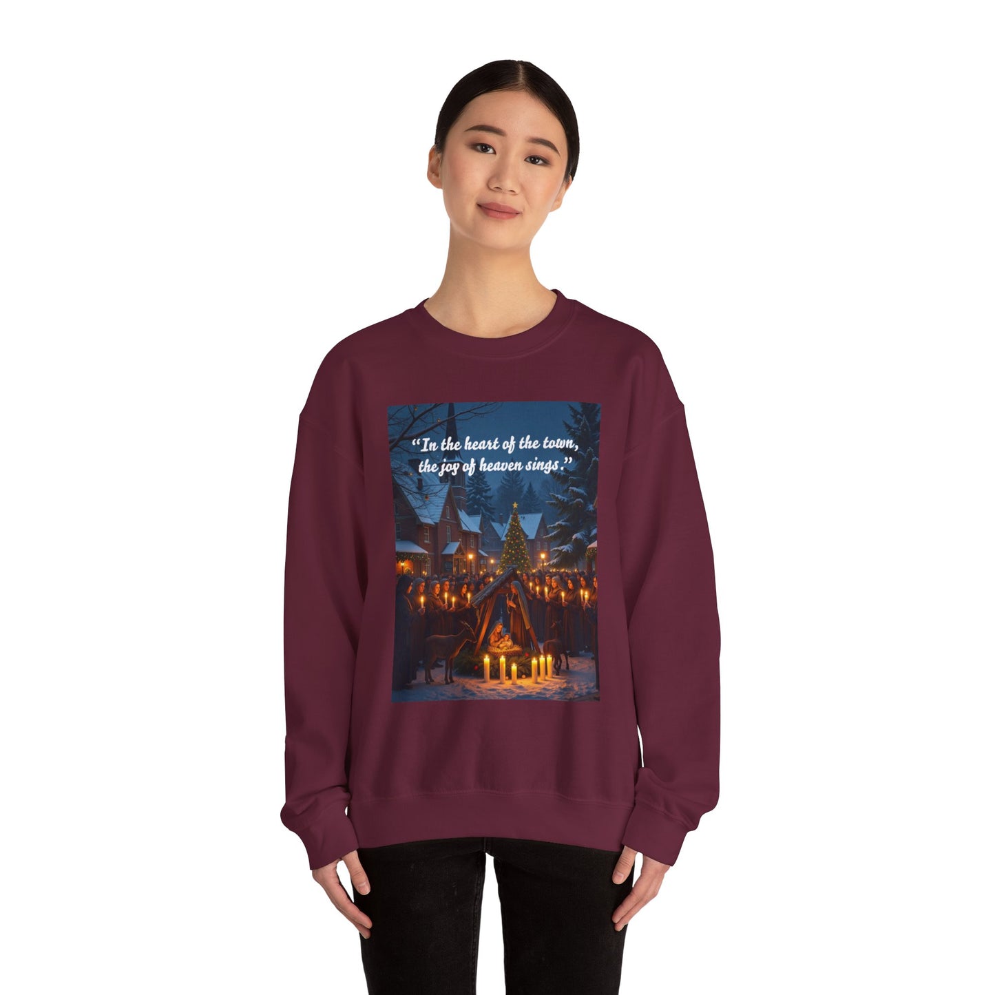 Cozy Holiday Sweatshirt, Festive Crewneck for Winter Celebrations, Gift for Loved Ones, Joyful Homewear, Christmas Sweater