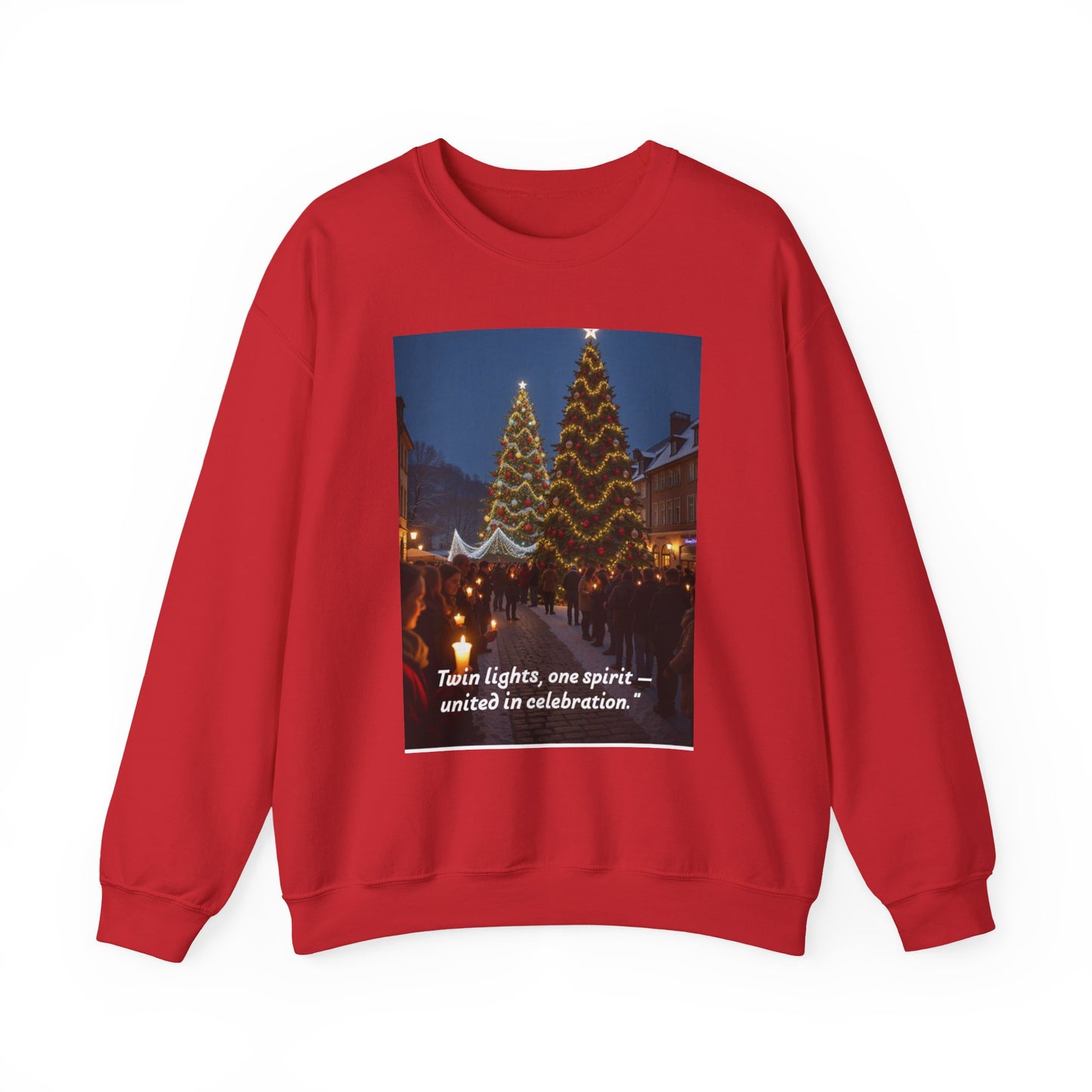 Holiday Spirit Crewneck Sweatshirt, Comfortable Sweatshirt, Cozy Sweatshirt, Unisex Gift, Christmas Sweatshirt