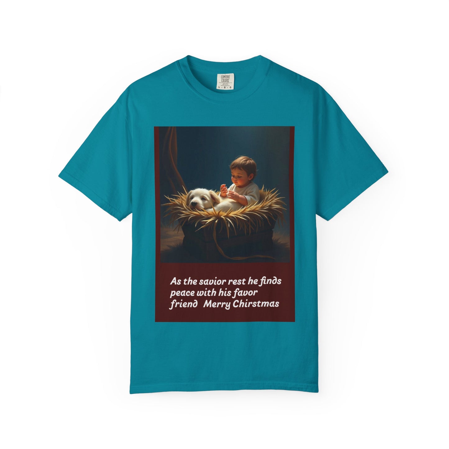 Unisex Christmas T-Shirt, Holiday Spirit Tee, Cozy Garment-Dyed Top, Festive Gift, Seasonal Wear