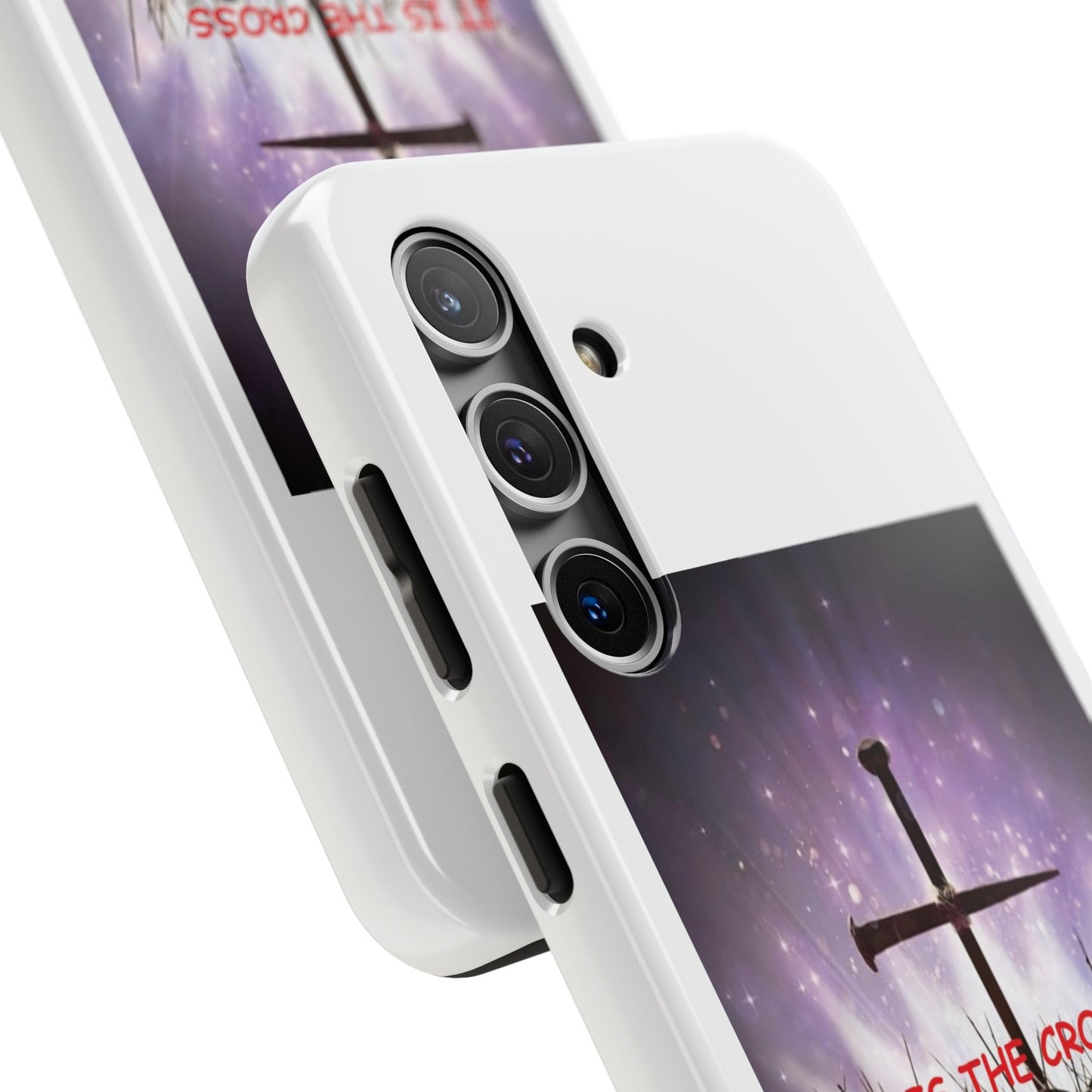Christian Cross Phone Case — “It Is The Cross” Tough Protective Case