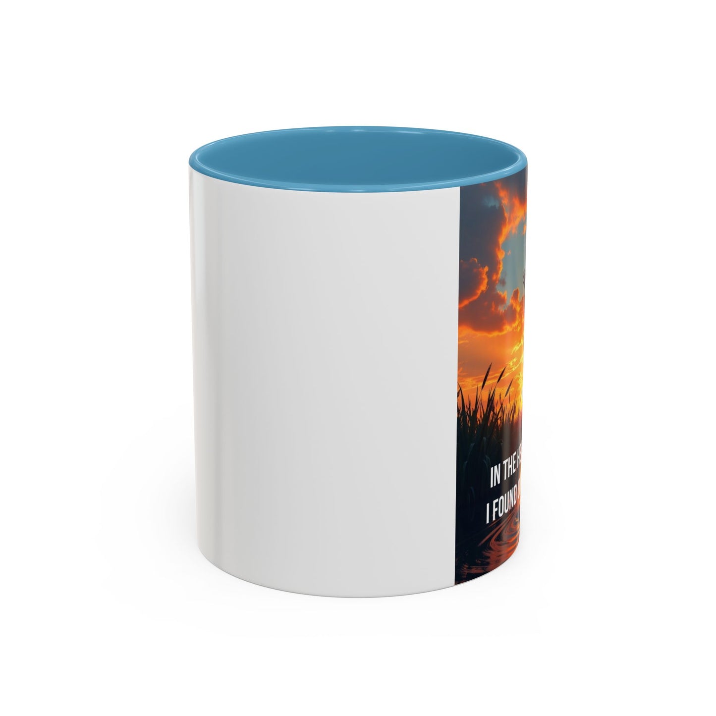 Inspirational Bayou Coffee Mug — "In the Heart of the Bayou, I Found God"