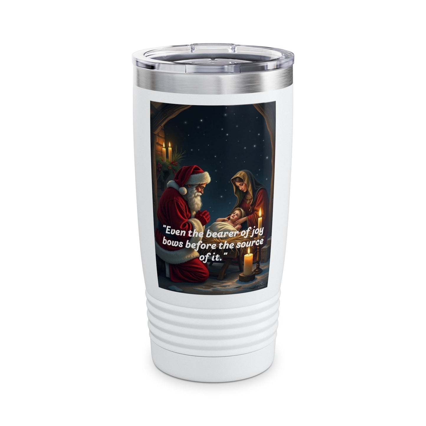Christmas Santa Quote Tumbler
